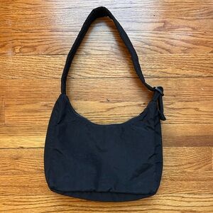 BAGGU Mini Nylon Shoulder Bag - Black